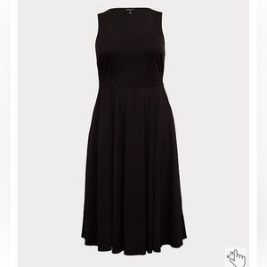 Torrid Black Midi Dress